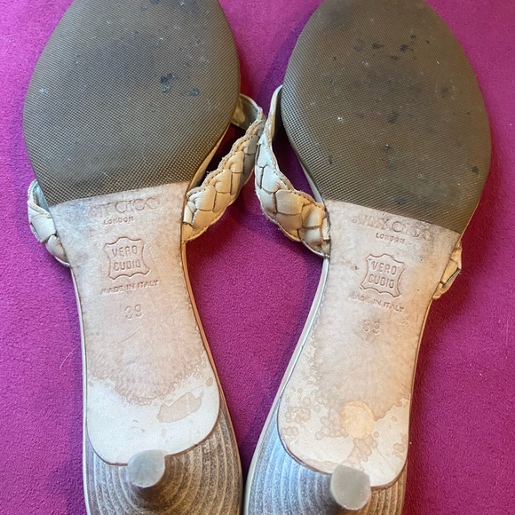 Jimmy Choo Leather slides with Western Inspired detail - Picture 3 of 4